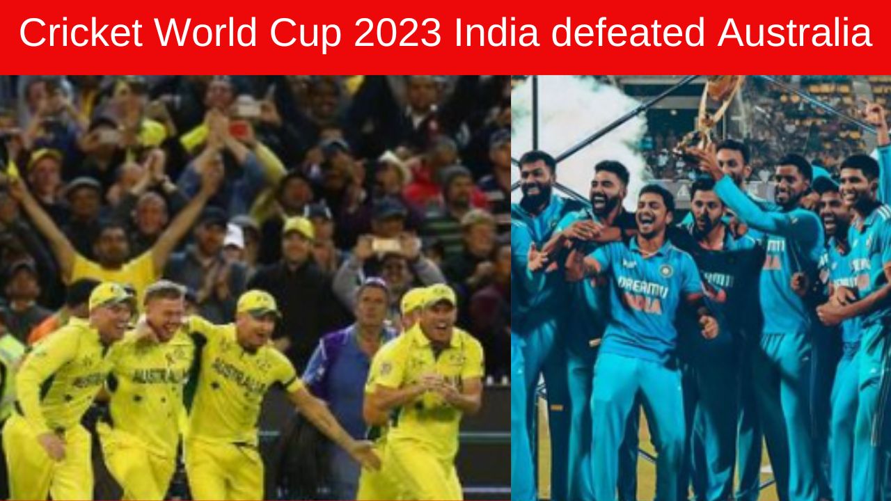Cricket World Cup 2023 India defeated Australia