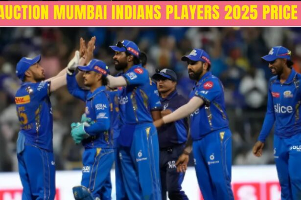 IPL Auction Mumbai Indians Players 2025 Price List