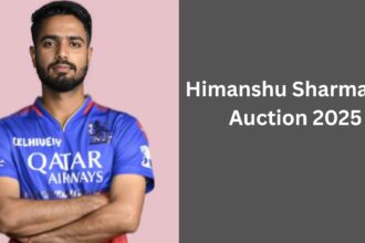 Himanshu Sharma IPL Auction 2025
