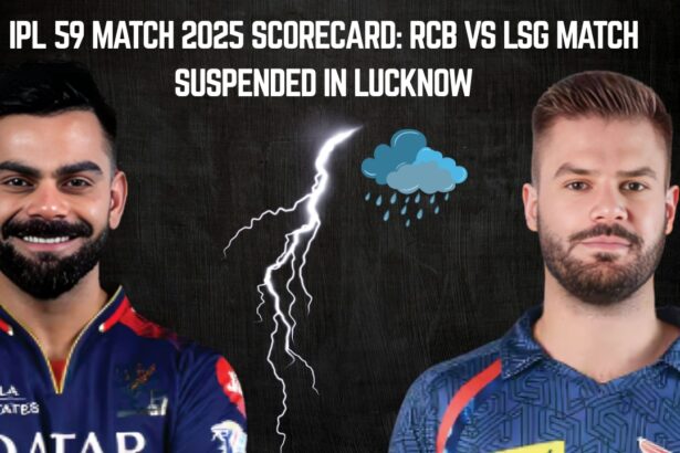 IPL 59 match 2025 scorecard