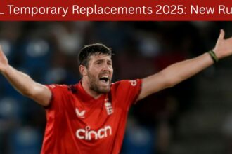 IPL Temporary Replacements 2025 New Rules