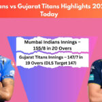 Mumbai Indians vs Gujarat Titans Highlights 2025 Match 56 Today